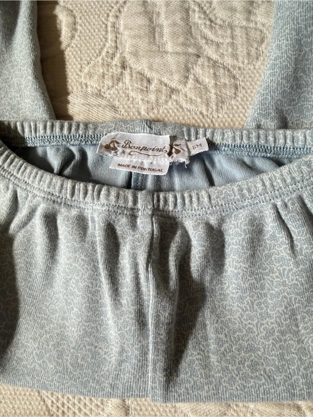 BONPOINT Baby Blue Set Size 6 Months